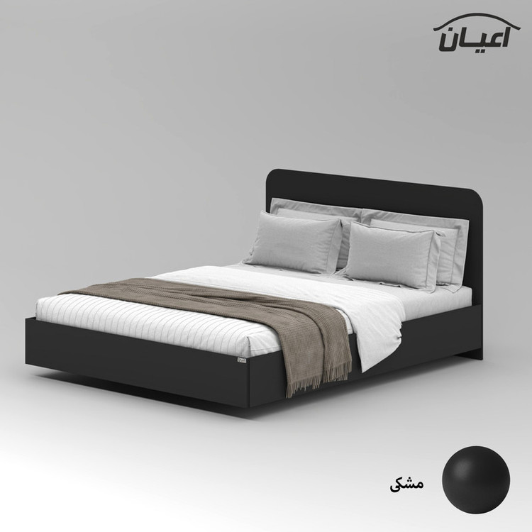 تخت خواب ملامینه دو نفره کوچیل مدل KL913 سایز 160x200 سانتی متر