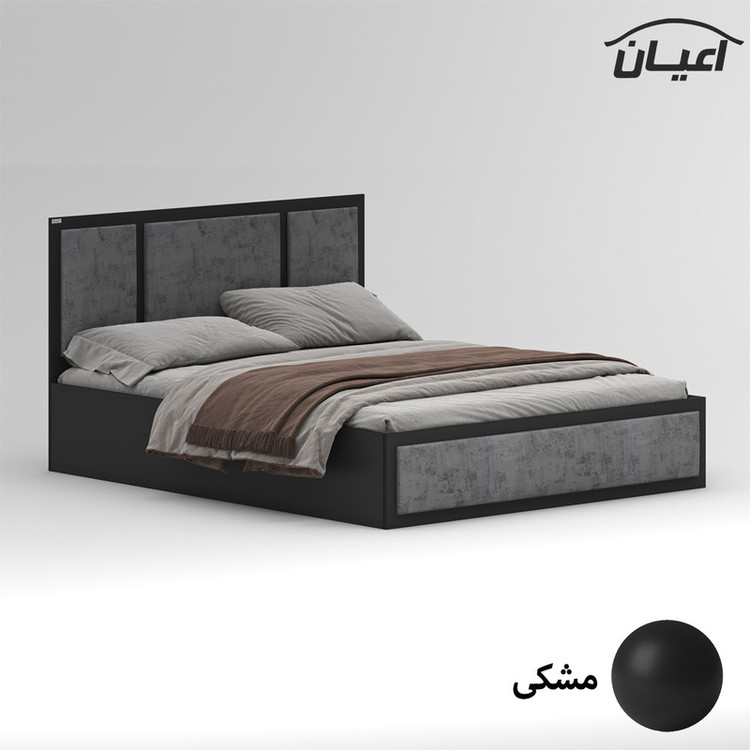 تخت خواب ملامینه دو نفره کوچیل مدل KL958 سایز 160x200 سانتی متر
