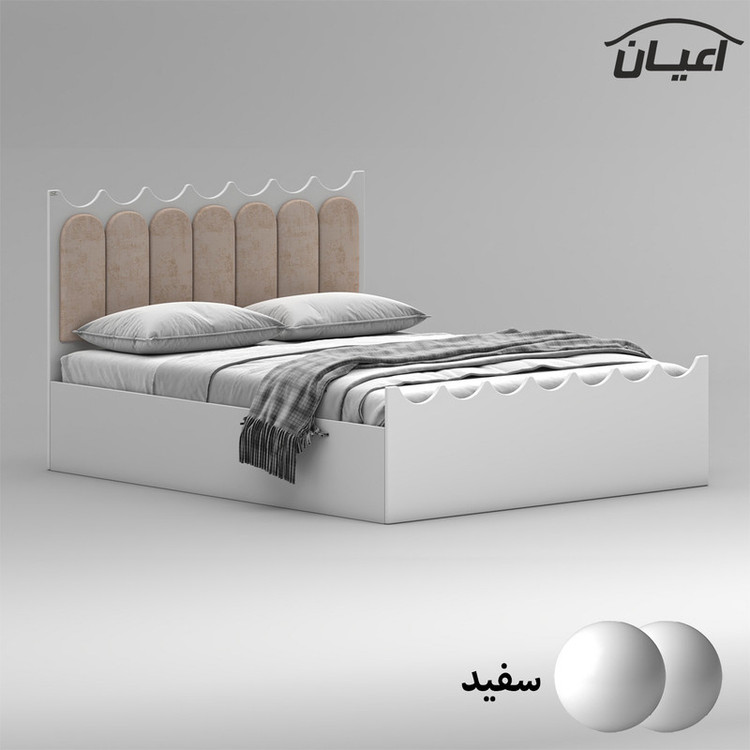 تخت خواب ام دی اف دو نفره کوچیل مدل KL954 سایز 160x200 سانتی متر