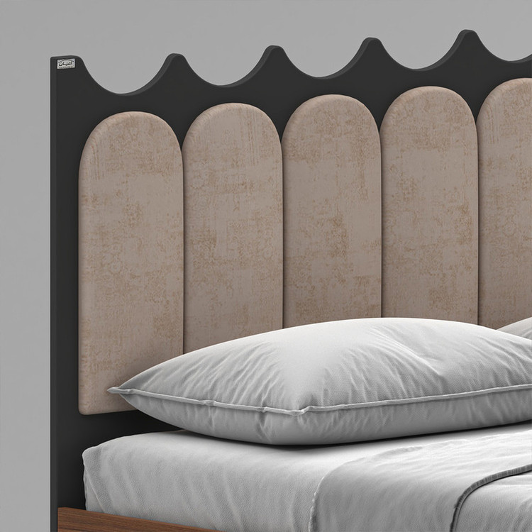 تخت خواب ام دی اف دو نفره کوچیل مدل KL954 سایز 160x200 سانتی متر