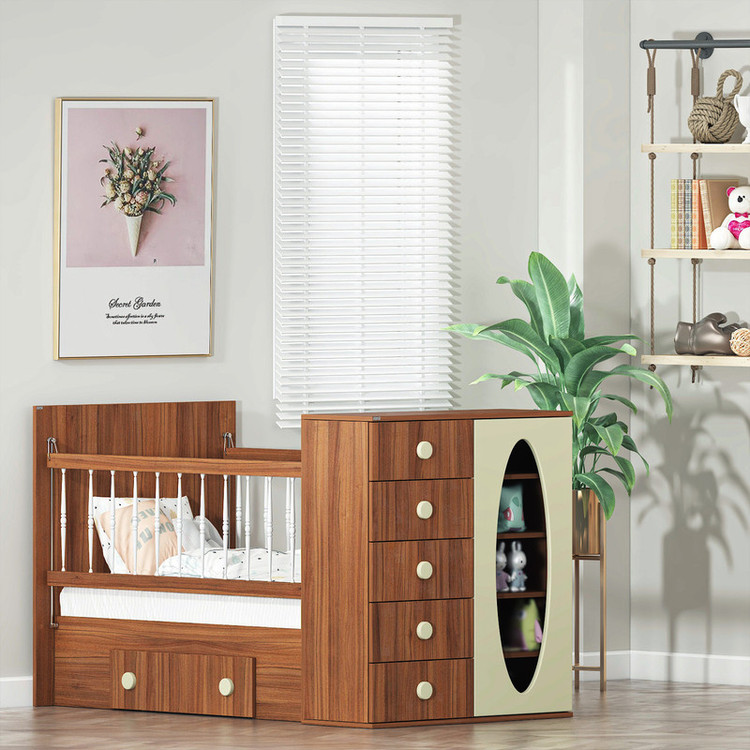 تختخواب کودک کوچیل مدل KL1022 سایز 130 × 70