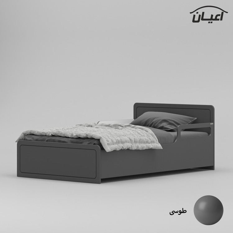 تخت خواب یک نفره کوچیل مدل KL772 سایز 120x200 سانتی متر