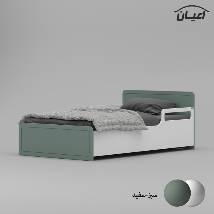تخت خواب یک نفره کوچیل مدل KL772 سایز 120x200 سانتی متر