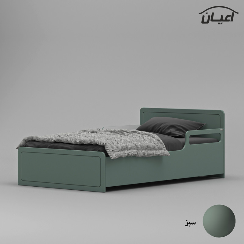 تخت خواب یک نفره کوچیل مدل KL772 سایز 120x200 سانتی متر