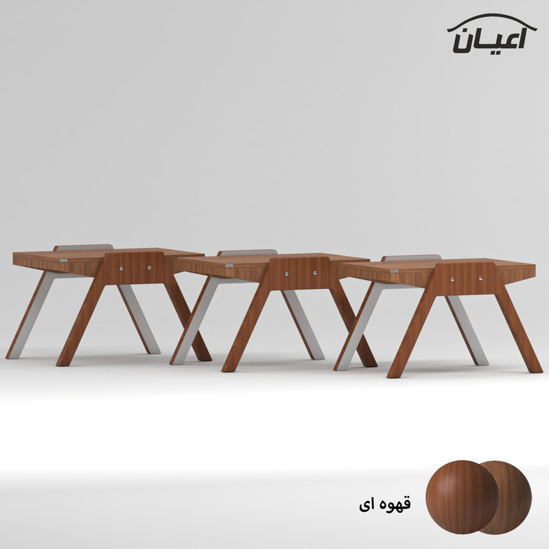 میز عسلی مستطیلی کوچیل مدل KL899 مجموعه سه عددی