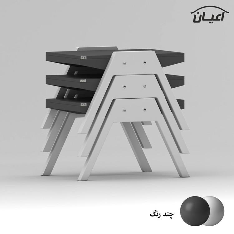 میز عسلی مستطیلی کوچیل مدل KL899 مجموعه سه عددی