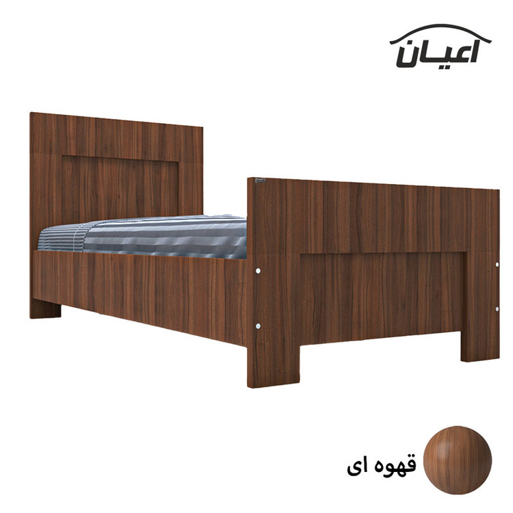 تخت خواب یکنفره کوچیل مدل KL563 سایز 120x200 سانتی متر