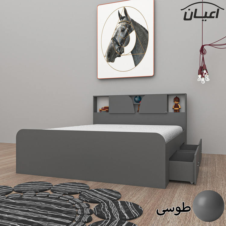 تخت خواب دونفره کوچیل مدل KL505 سایز 160x200 سانتی متر
