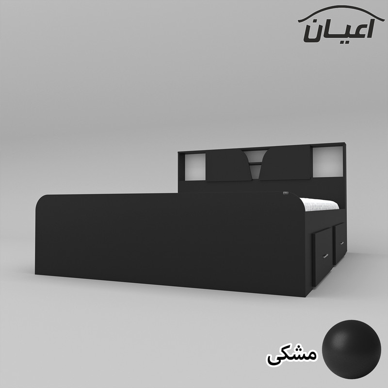 تخت خواب دونفره کوچیل مدل KL505 سایز 160x200 سانتی متر