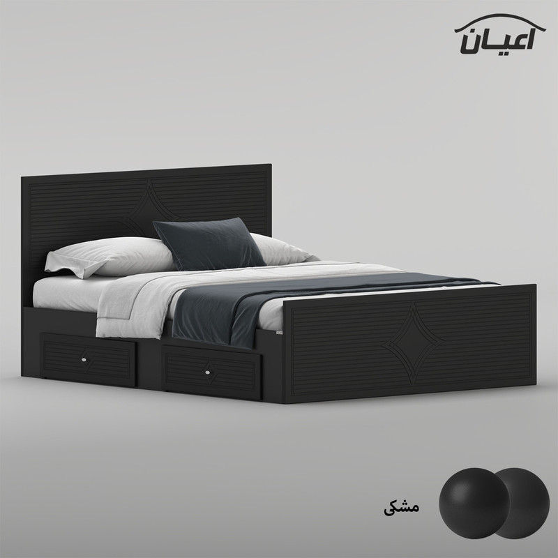 تختخواب ام دی اف دو نفره کوچیل مدل KL1029 سایز 160 * 200 سانتیمتر