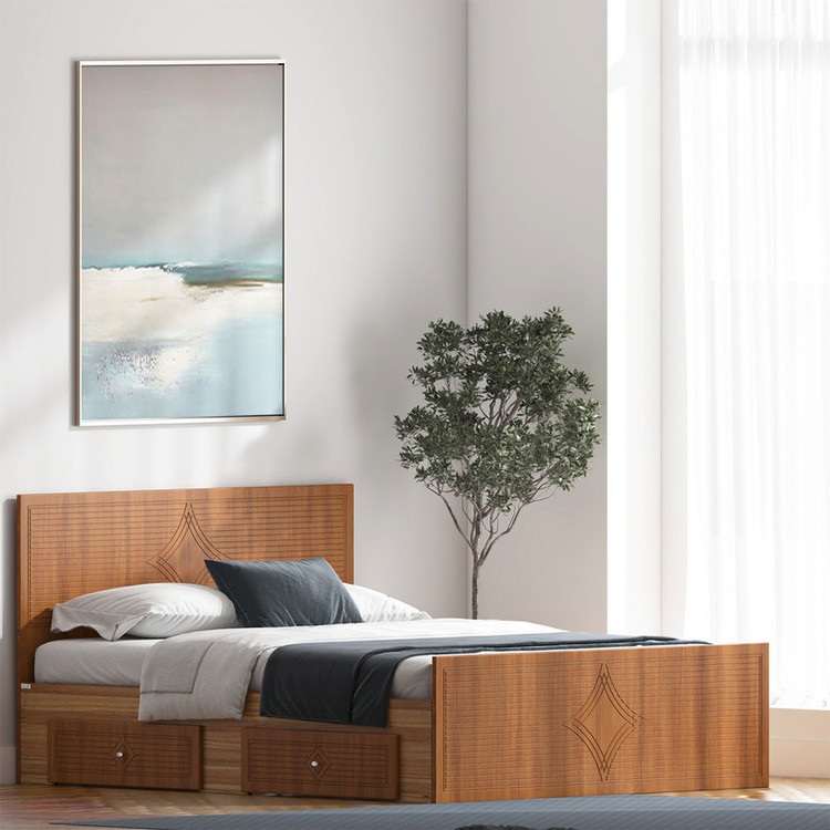 تختخواب ام دی اف دو نفره کوچیل مدل KL1029 سایز 160 * 200 سانتیمتر