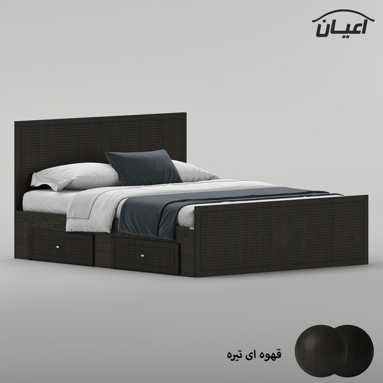 تختخواب ام دی اف دو نفره کوچیل مدل KL1029 سایز 160 * 200 سانتیمتر
