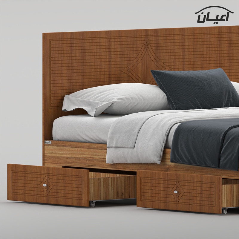 تختخواب ام دی اف دو نفره کوچیل مدل KL1029 سایز 160 * 200 سانتیمتر