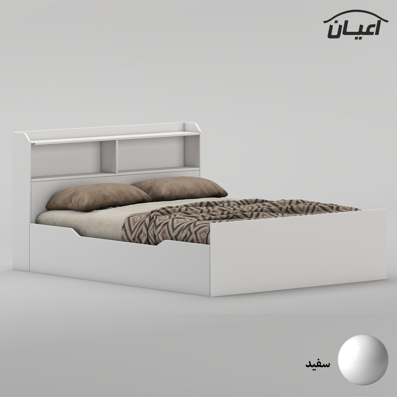 تختخواب ملامینه دو نفره کوچیل مدل KL988 سایز 160 * 200 سانتیمتر