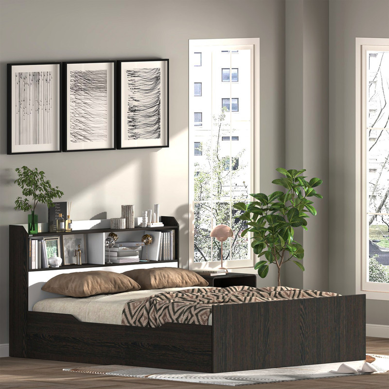تخت‌خواب ملامینه دو نفره کوچیل مدل KL988 سایز 160 * 200 سانتی‌متر