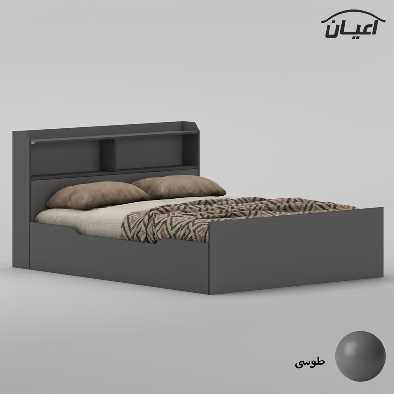 تختخواب ملامینه دو نفره کوچیل مدل KL988 سایز 160 * 200 سانتیمتر