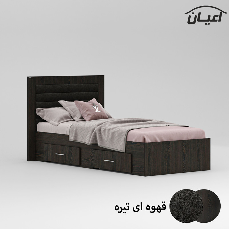 تخت خواب نوجوان کوچیل مدل KL833 سایز 80x180 سانتی متر