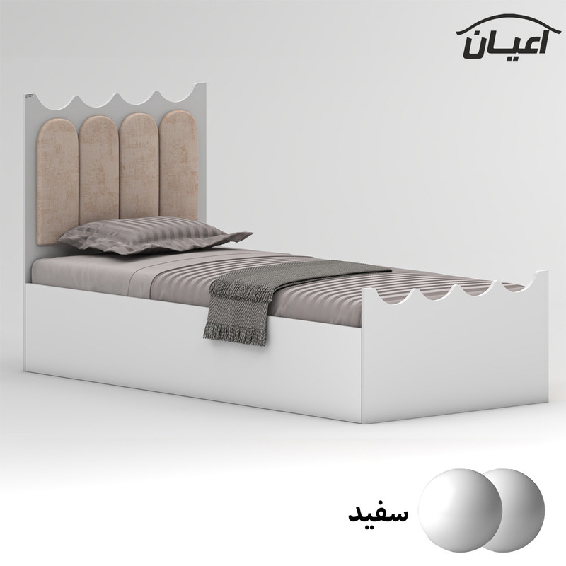 تخت خواب ام دی اف کوچیل مدل KL957 سایز 80x180 سانتی متر