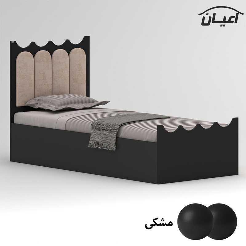تخت خواب ام دی اف کوچیل مدل KL957 سایز 80x180 سانتی متر