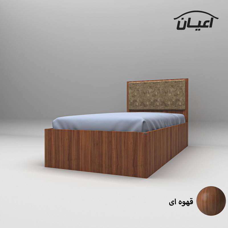 تخت خواب یکنفره کوچیل مدل KL630 سایز 90x200 سانتی متر