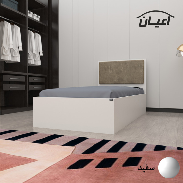 تخت خواب یکنفره کوچیل مدل KL630 سایز 90x200 سانتی متر