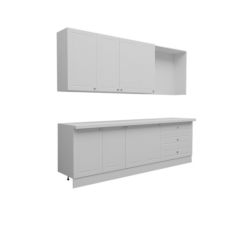 کابینت آشپزخانه کوچیل مدل KL C19 مجموعه 8 عددی
