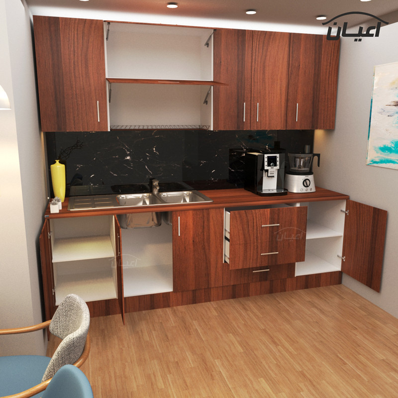 کابینت آشپزخانه کوچیل مدل KL CG12 مجموعه 8عددی