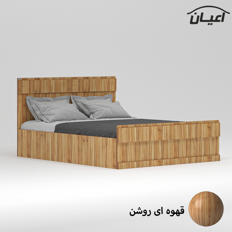 تخت خواب دو نفره کوچیل مدل KL867 سایز 160x200 سانتی متر