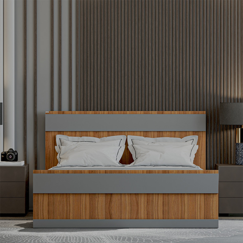 تخت خواب دو نفره کوچیل مدل KL867 سایز 160x200 سانتی متر