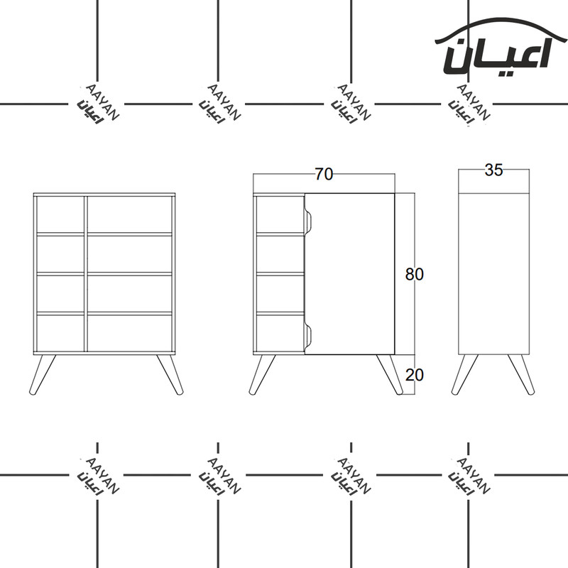 جاکفشی کوچیل مدل KL425