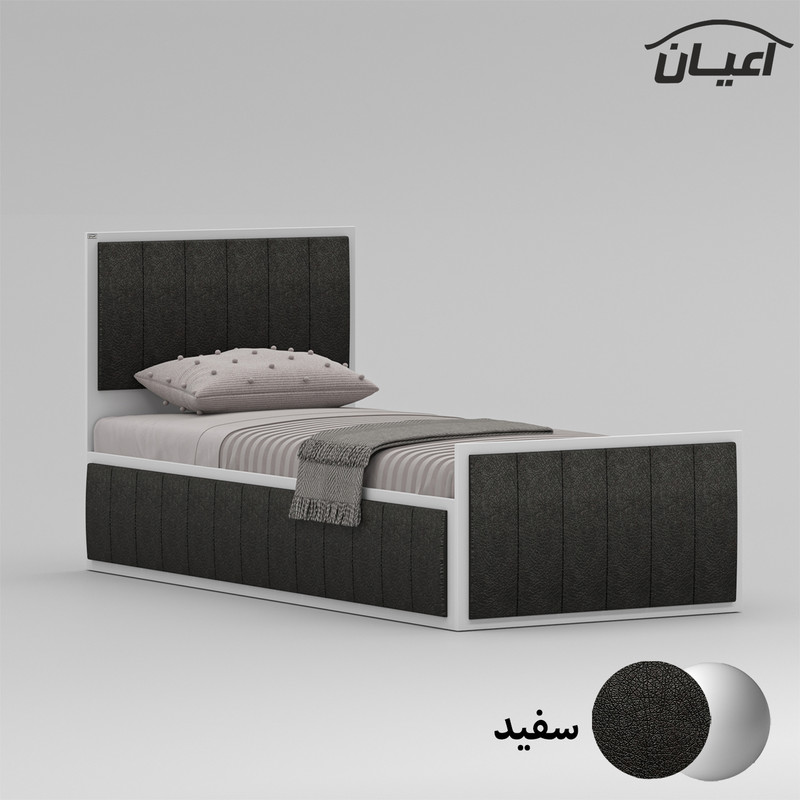 تخت خواب نوجوان کوچیل مدل KL853 سایز 80x180 سانتی متر