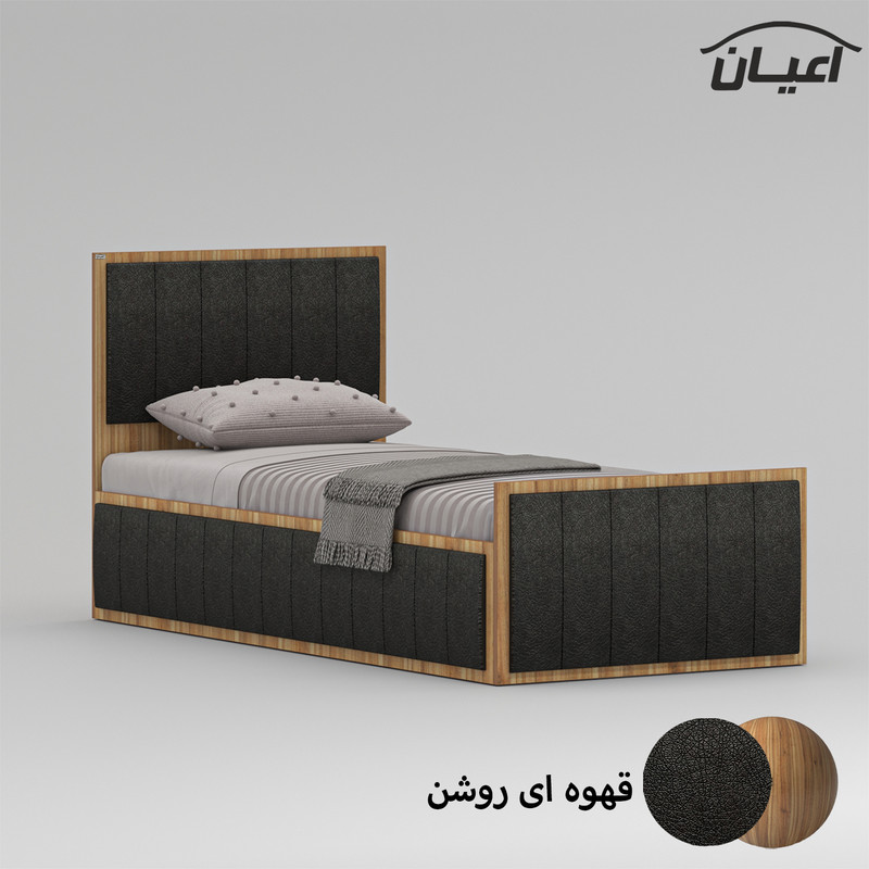 تخت خواب نوجوان کوچیل مدل KL853 سایز 80x180 سانتی متر