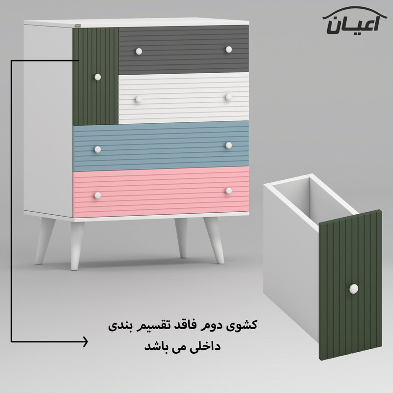 کنسول کوچیل مدل کافه بار کد KL945 طول 80 سانتی متر