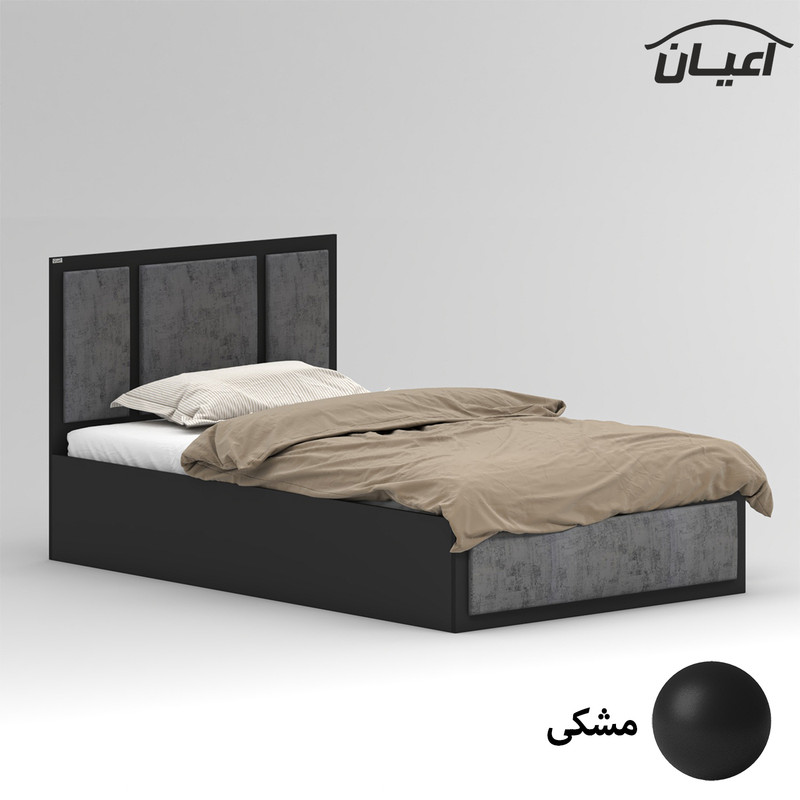 تخت خواب ملامینه یک نفره کوچیل مدل KL959 سایز 120x200 سانتی متر