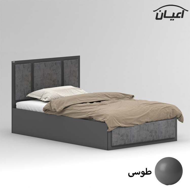 تخت خواب ملامینه یک نفره کوچیل مدل KL959 سایز 120x200 سانتی متر