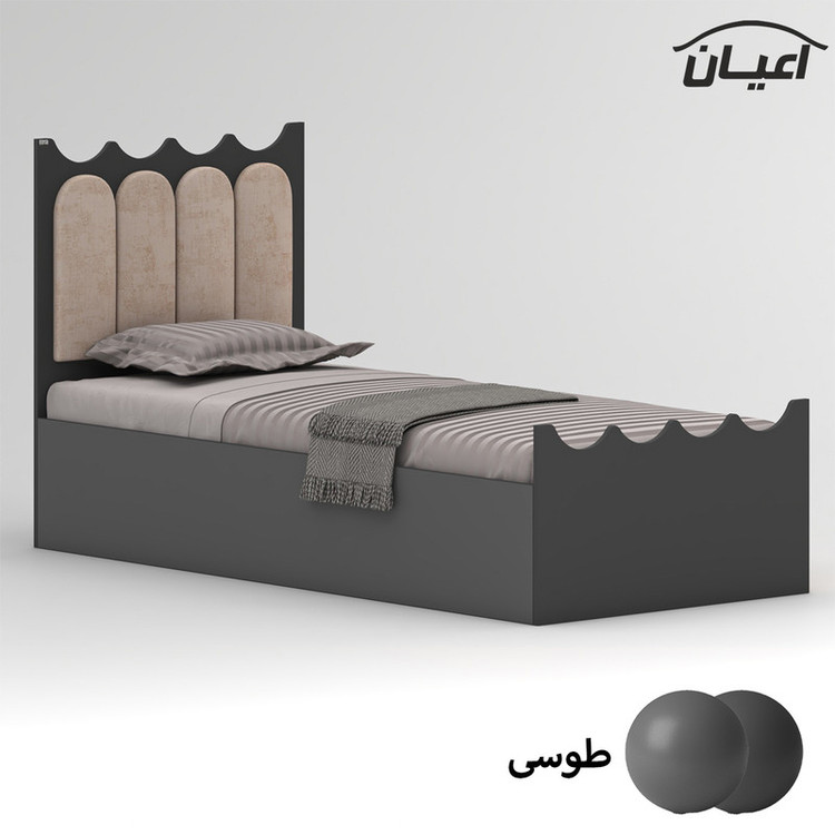 تخت خواب ام دی اف یک نفره کوچیل مدل KL956 سایز 90x200 سانتی متر