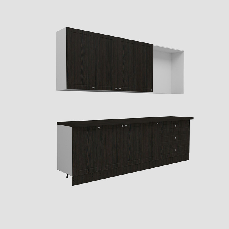 کابینت آشپزخانه کوچیل مدل KL CW19 مجموعه 8 عددی