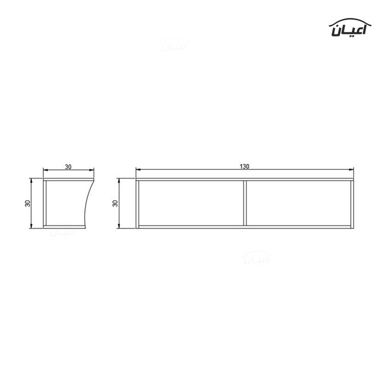 میز تلویزیون دیواری کوچیل مدل KL352
