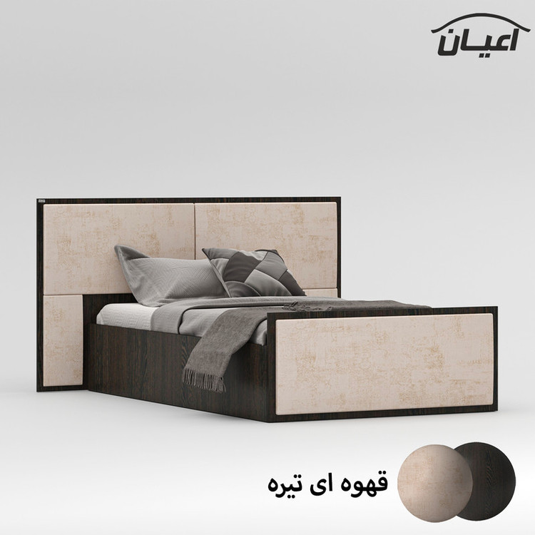 تخت خواب یک نفره کوچیل مدل KL781 سایز 120x200 سانتی متر