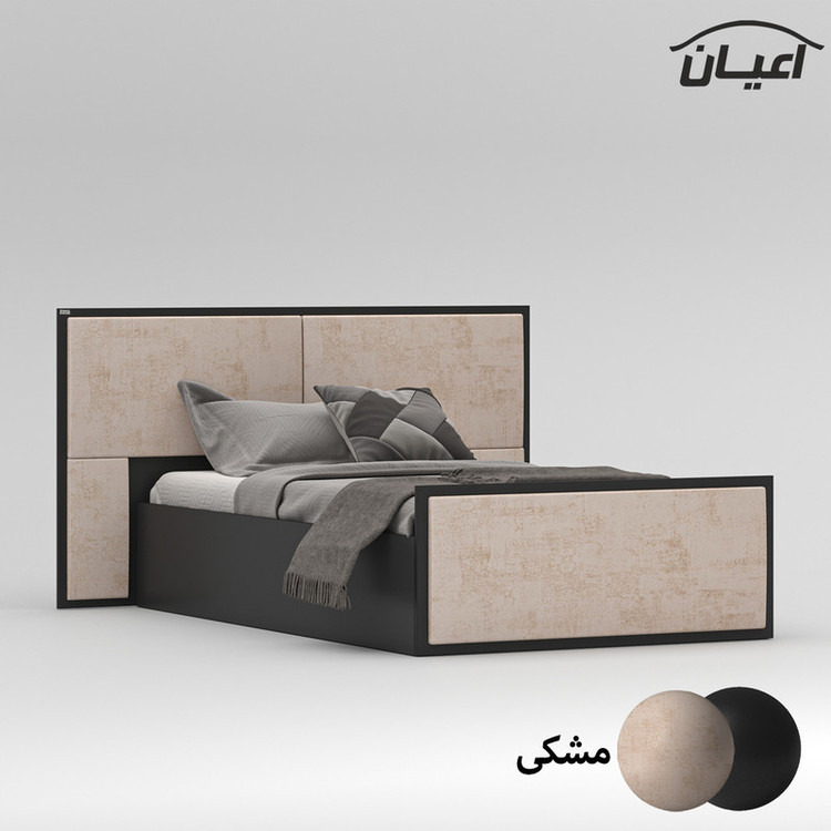تخت خواب یک نفره کوچیل مدل KL781 سایز 120x200 سانتی متر