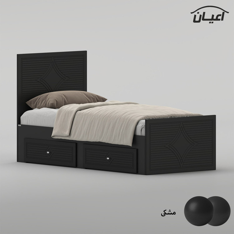 تختخواب ام دی اف یک نفره کوچیل مدل KL1026 سایز 80 * 180 سانتیمتر