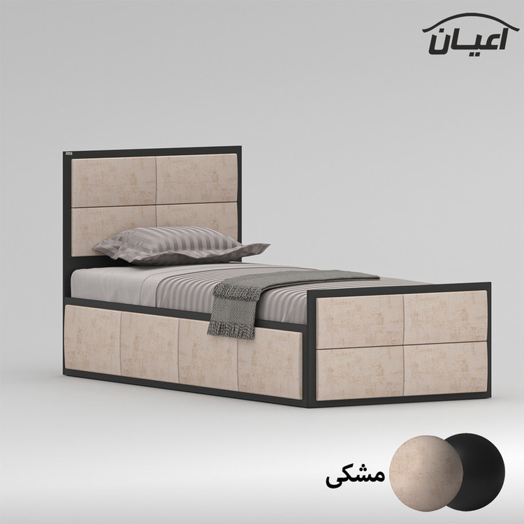 تخت خواب یک نفره کوچیل مدل KL842 سایز 90x200 سانتی متر