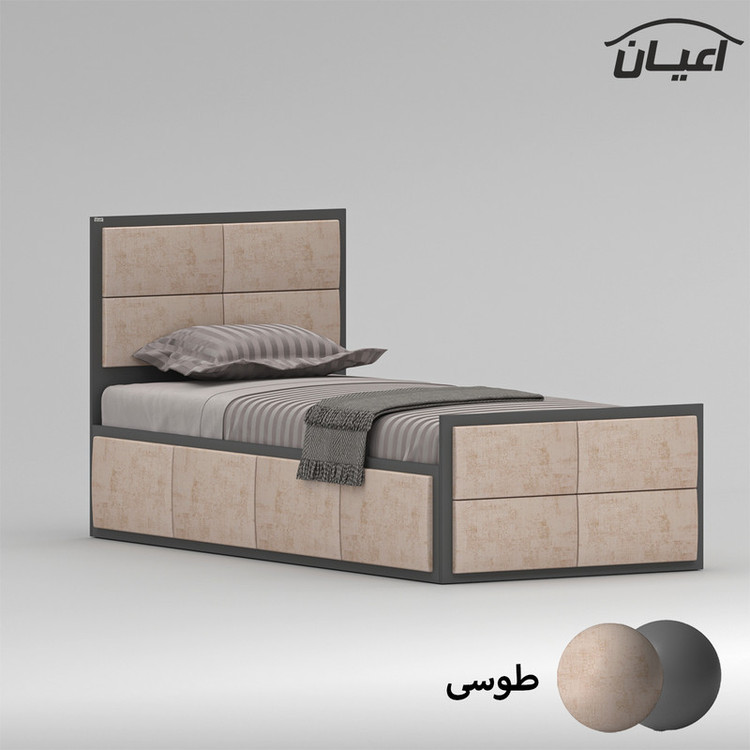 تخت خواب یک نفره کوچیل مدل KL842 سایز 90x200 سانتی متر