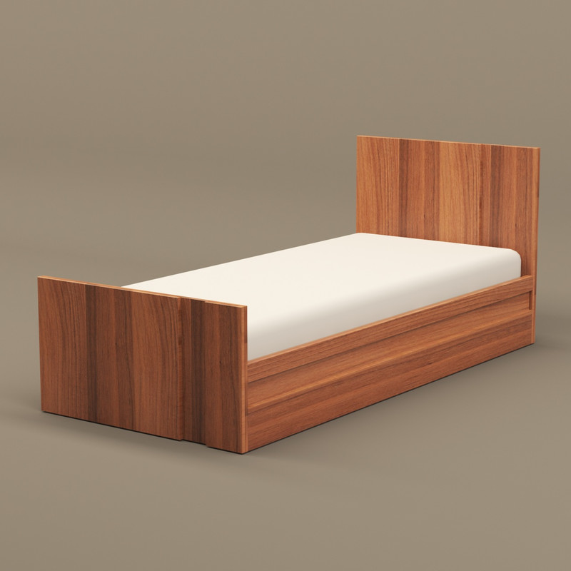 تخت خواب یکنفره کوچیل مدل KL318 سایز 90x200 سانتی متر