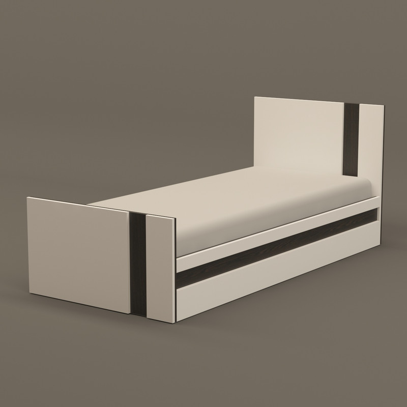 تخت خواب یکنفره کوچیل مدل KL318 سایز 90x200 سانتی متر