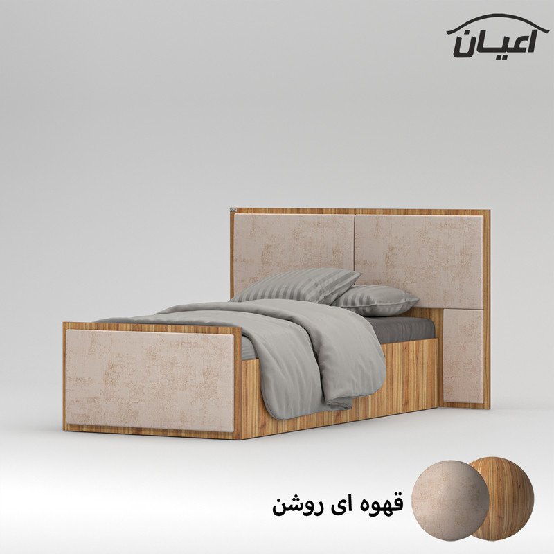تخت خواب یک نفره کوچیل مدل KL782 سایز 90x200 سانتی متر
