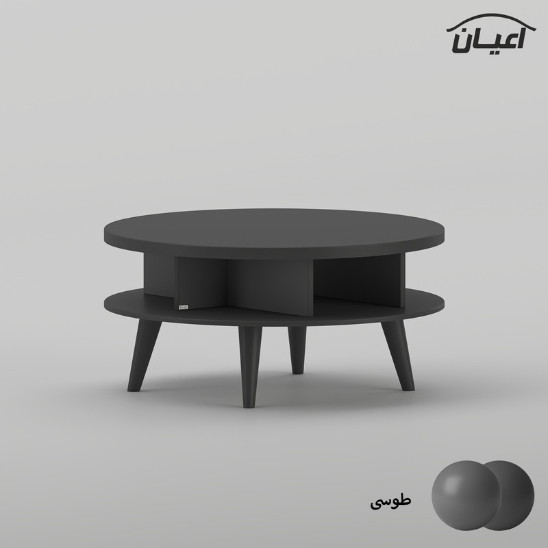 میز جلومبلی دایره ای کوچیل مدل KL1038