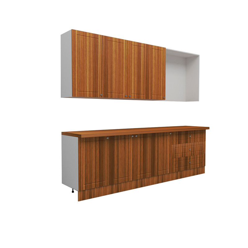 کابینت آشپزخانه کوچیل مدل KL CL19 مجموعه 8 عددی