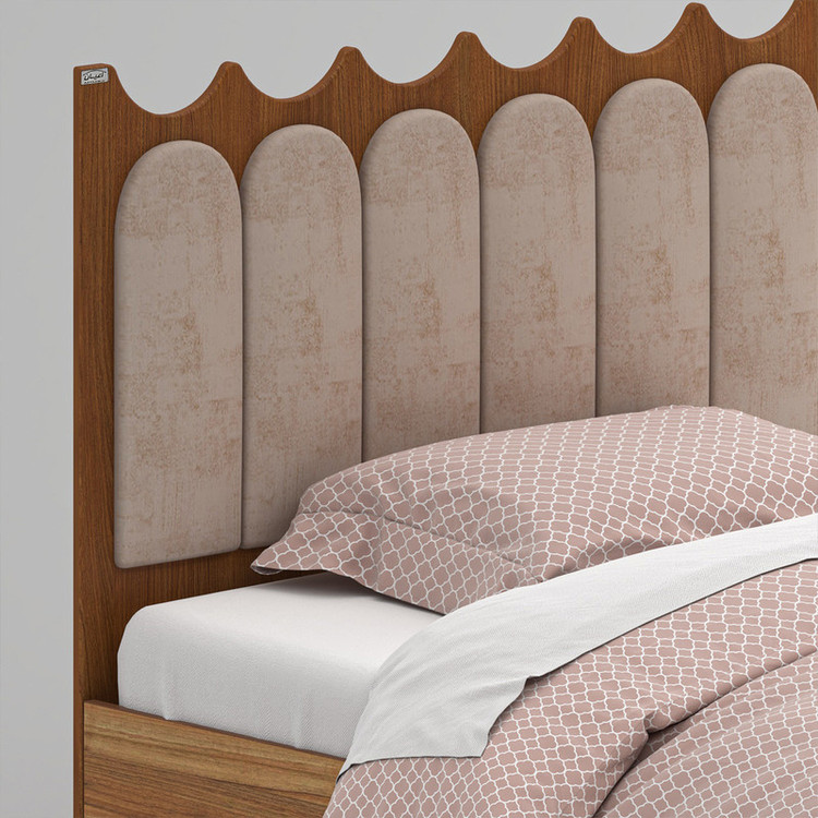 تخت خواب ام دی اف یک نفره کوچیل مدل KL955 سایز 120x200 سانتی متر