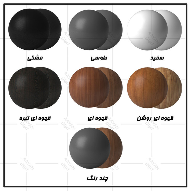 تخت خواب ام دی اف یک نفره کوچیل مدل KL955 سایز 120x200 سانتی متر